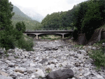Un'immagine del fiume Palobbia di Braone
