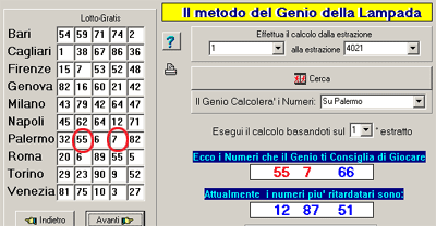 Lotto-Gratis colpito Ambo sulla ruota di Palermo al primo colpo