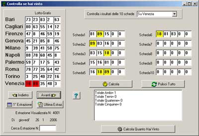 Lotto-Gratis Azzeccato Ambo