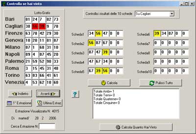 Lotto-Gratis Centrato Ambo su Cagliari al primo colpo!