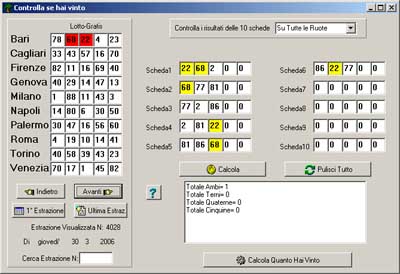 Lotto-Gratis Centrato Ambo su Tutte al primo colpo!